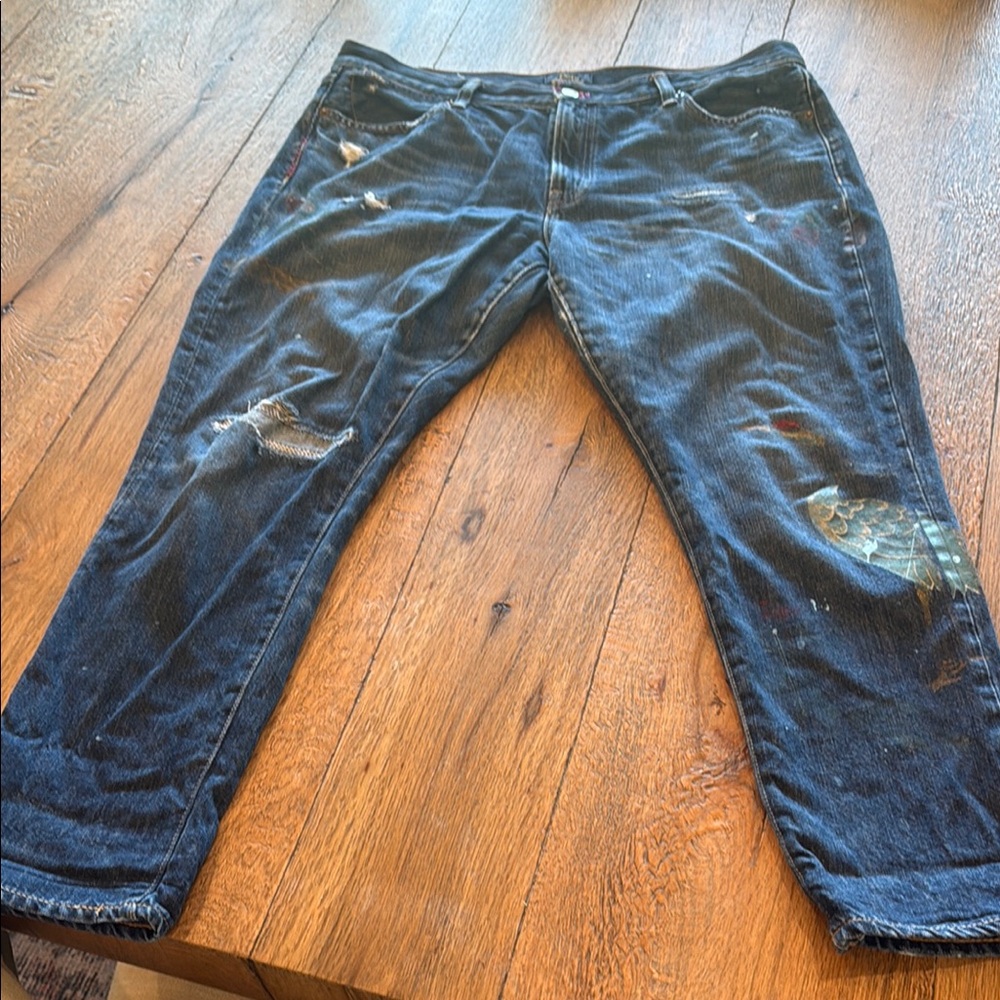 Polo Painted/Distressed Denim